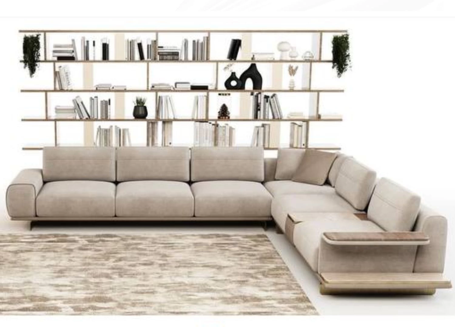 Ανακαλύψτε τον γωνιακό καναπέ Livia με μοντέρνο design, ξύλινες λεπτομέρειες και ευρύχωρη διάταξη. Ιδανικός για άνεση και στυλ στο σαλόνι σας, με ελληνική ποιότ ,σε χρωμα μπεζ και καφε χρυσο