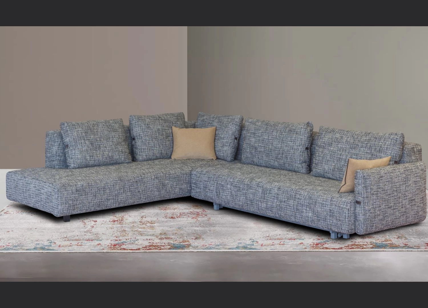 Καναπές Κρεβάτι KOS με μοντέρνο design, αφαιρούμενο ύφασμα και εύκολη μετατροπή σε άνετο κρεβάτι. Ιδανικός για καθημερινή χρήση. Σε χρωμα γκρι σκουρο