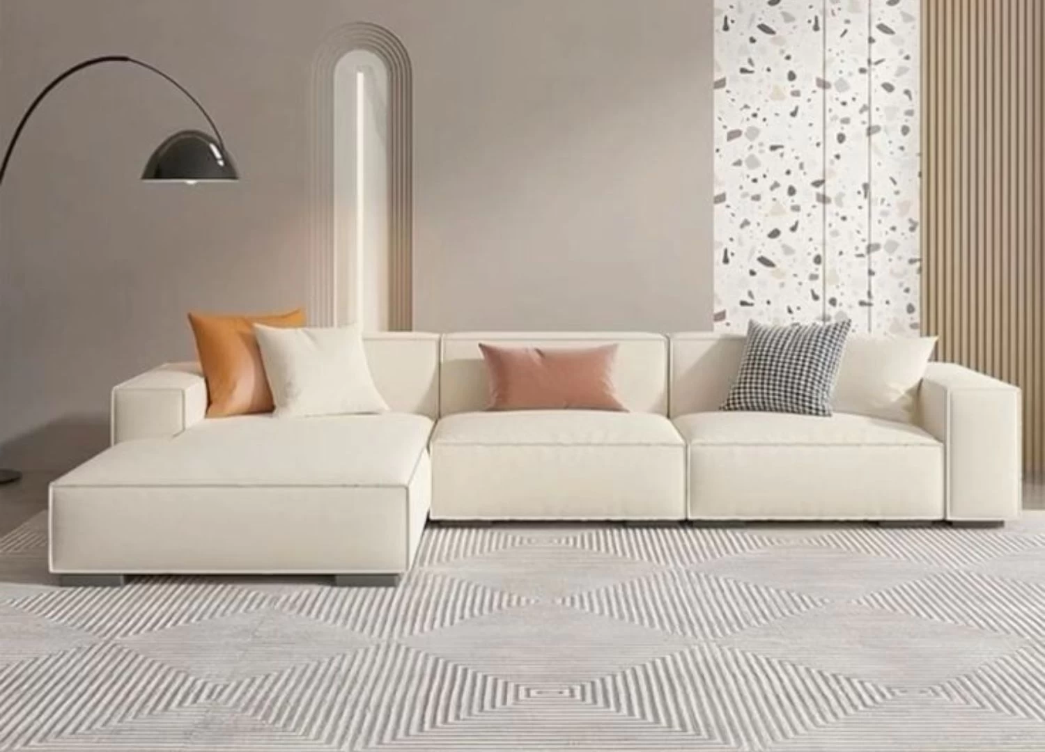 Ο γωνιακός καναπές GIOVANI ενσωματώνει minimal αισθητική και απόλυτη άνεση, με ανάκλινδρο και αφαιρούμενα καλύμματα. Ιδανικός για μοντέρνους, φωτεινούς χώρους με διαχρονικό χαρακτήρα.
