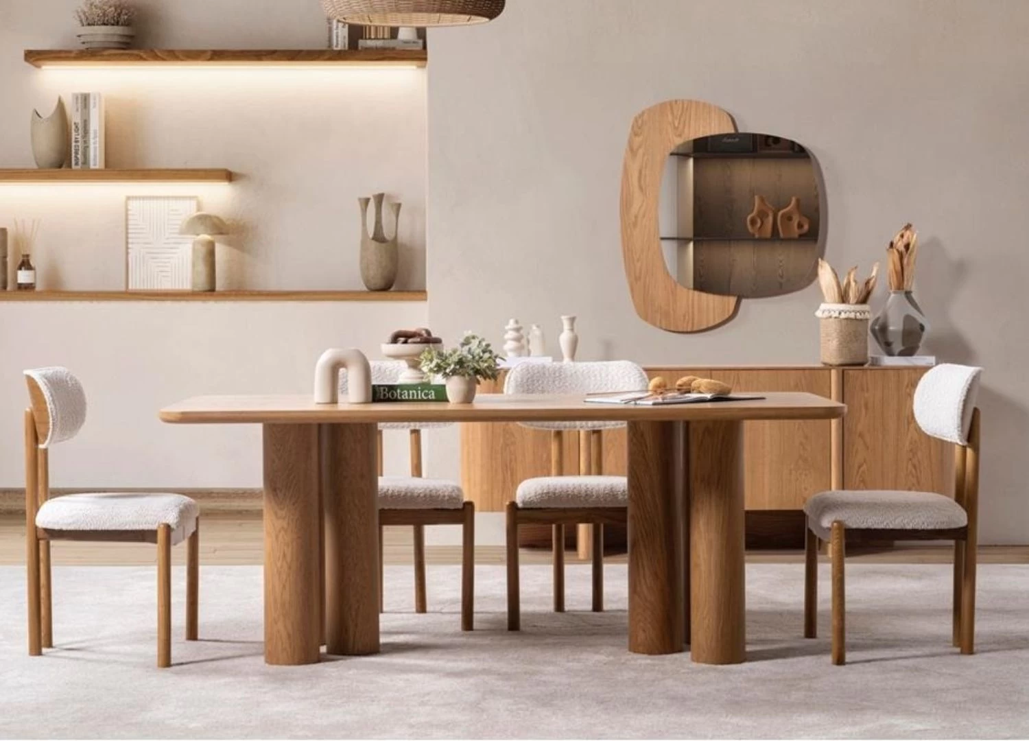 Το σετ τραπεζαρίας MODE συνδυάζει σύγχρονο σχεδιασμό και πρακτικότητα. Περιλαμβάνει τραπέζι, 6 καρέκλες, κονσόλα με καθρέφτη και δυνατότητα προσθήκης TV μονάδας ή τραπεζιού σαλονιού. Με 2ετή εγγύηση και δωρεάν παράδοση.