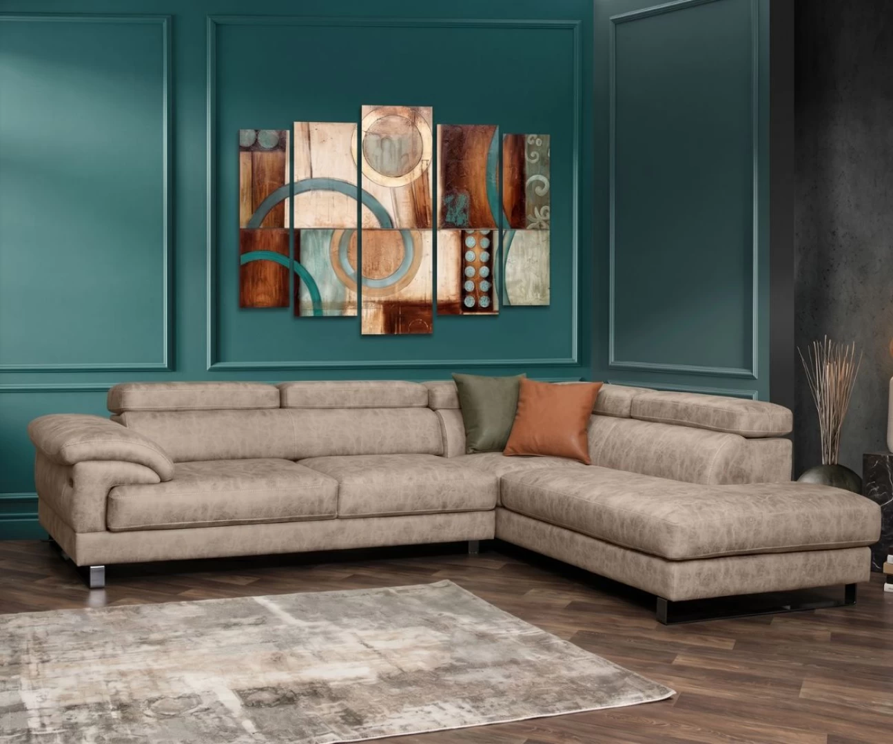 Γωνιακός Καναπές Peter