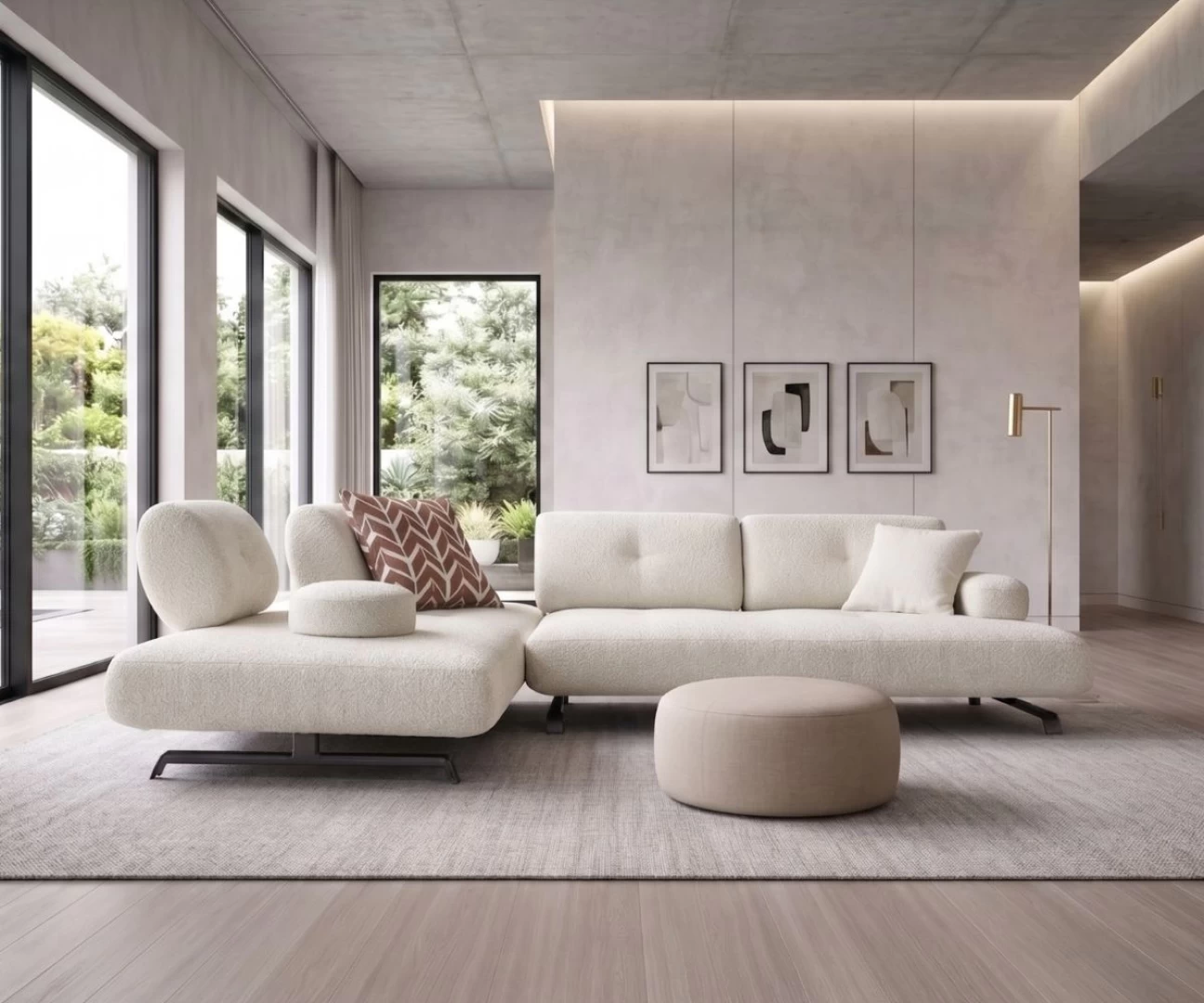 Γωνιακός Καναπές Flexus